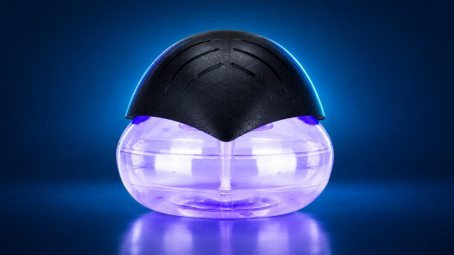 TwistaPure water-based air purifier with 7-color LED glow